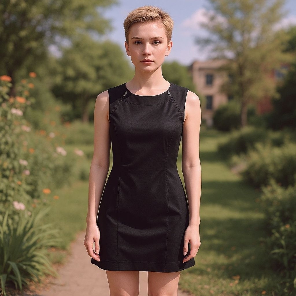 CALVIN Klein black dress p2p 18 L 34